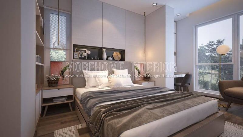 Giường ngủ chung cư hiện đại Giường ngủ chung cư hiện đại