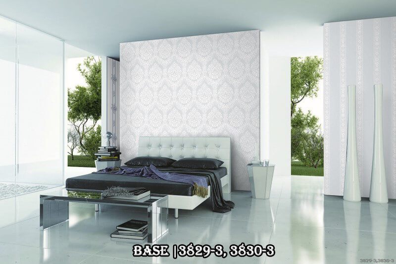 Hai mẫu giấy dán tường 3829-3 và 3830-3 được kết hợp lại.
